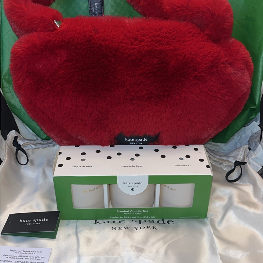 NWT KATE SPADE BUNDLE (Purse,Tote,Dust bag, & 3 Candles)